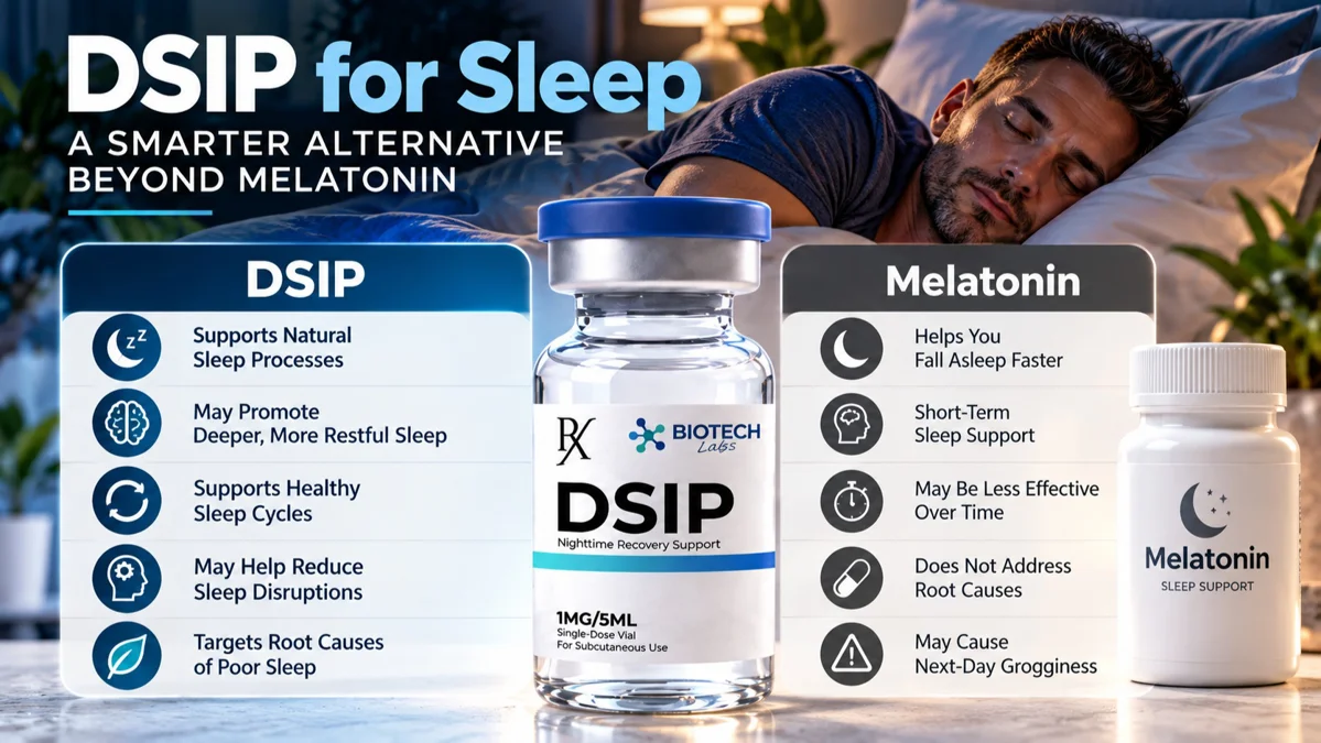 DSIP for Sleep: A Smarter Alternative Beyond Melatonin