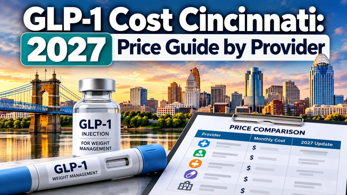 GLP-1 Cost Cincinnati: 2027 Price Guide by Provider