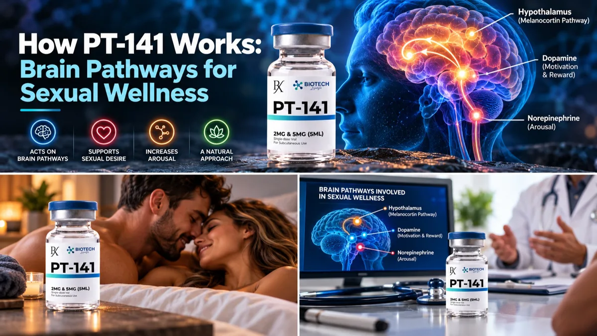 Brain Pathways Behind Libido and Arousal - how PT-141 works Brain Pathways Behind Libido and Arousal - how PT-141 works