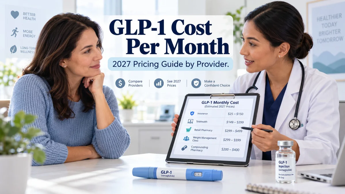 GLP-1 Cost Per Month: A 2027 Pricing Guide by Provider
